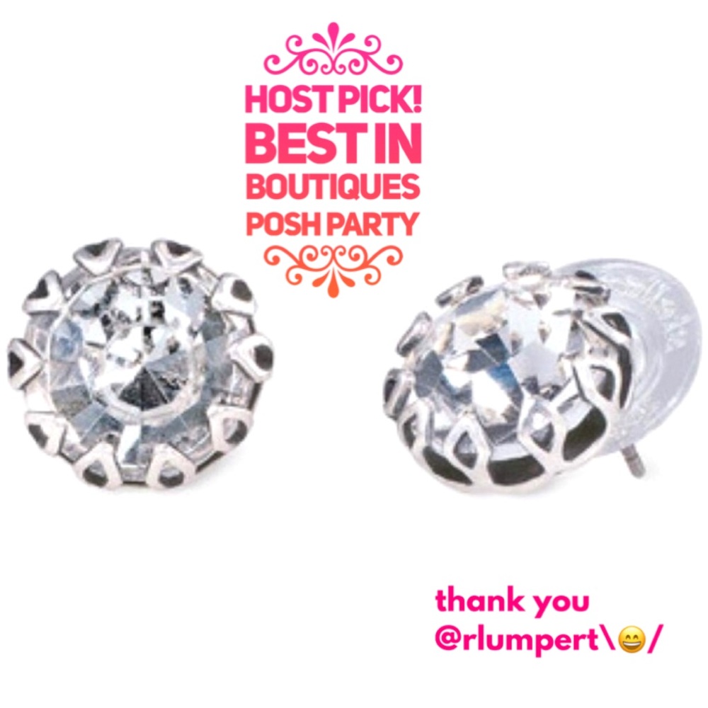 :: S&D Sparkling Crystal Nancy Studs - Picture 1 of 10